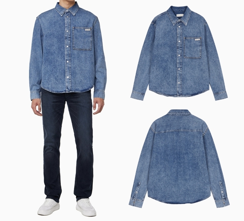 Regular Fit Denim Shirt (J326561-1AA)