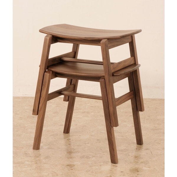 筑波産商 パンテス2 スツール 2脚 WAL 板座 メーカー直送