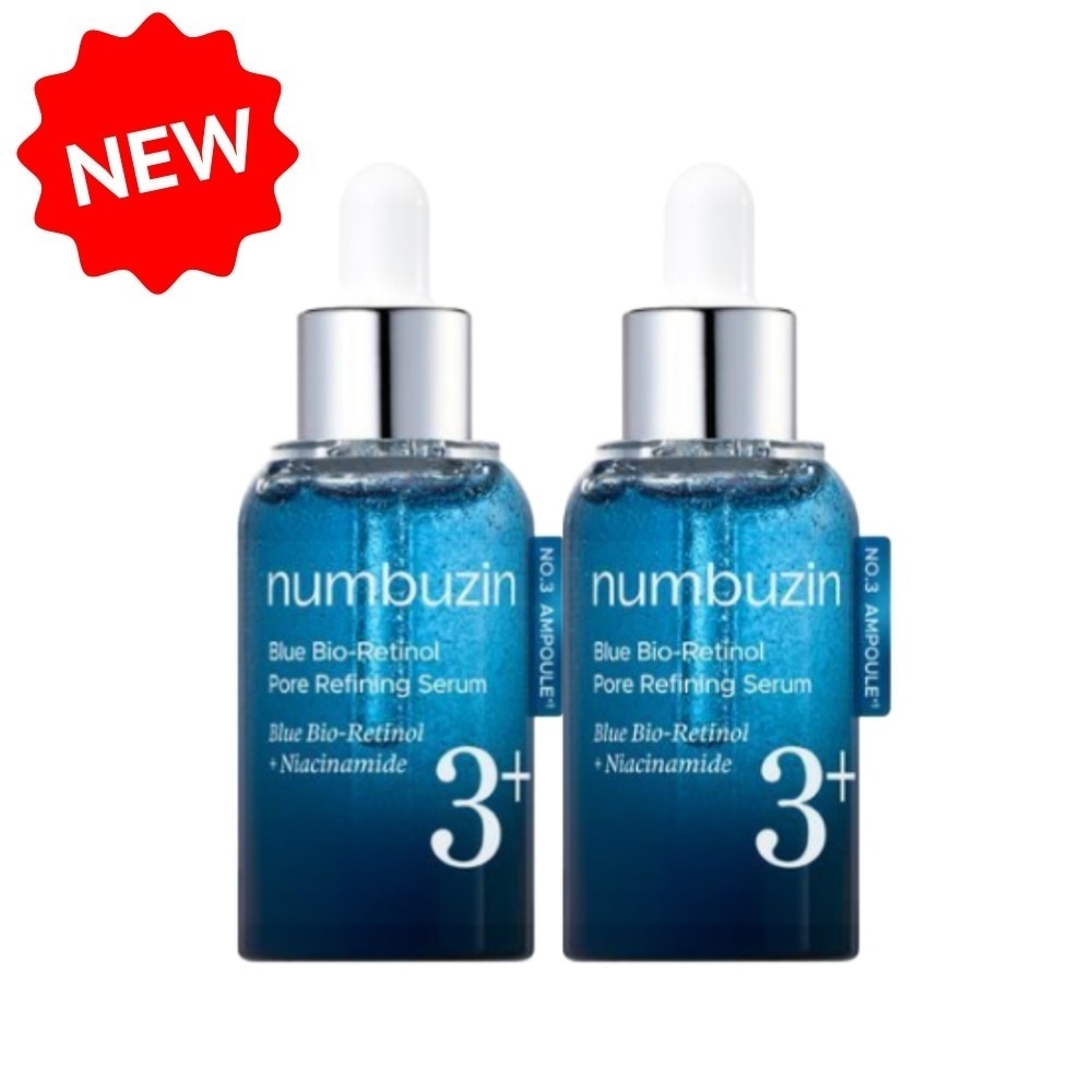 【ちいたん PICK】3番 アンプル 30ml + 30ml / ナンバーズイン 3番 ブルーバイオレチノール3D毛穴アンプル