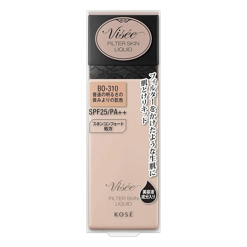【即納】Visee(ヴィセ) リシェ フィルタースキン リキッド ファンデーション BO-310 普通の明るさの黄みよりの肌色 30mL