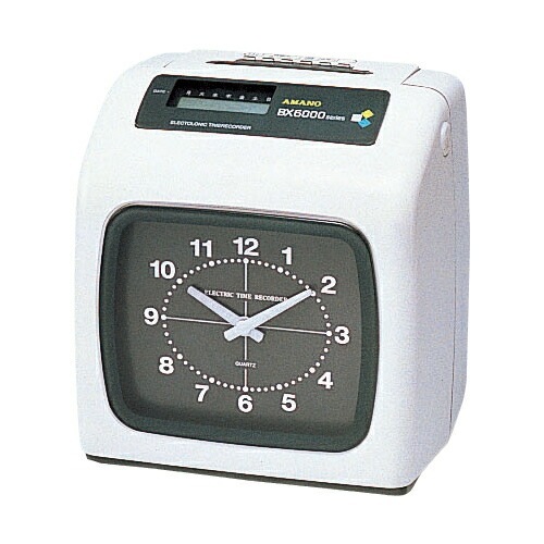 アマノ タイムレコーダー ホワイト BX-6000-W