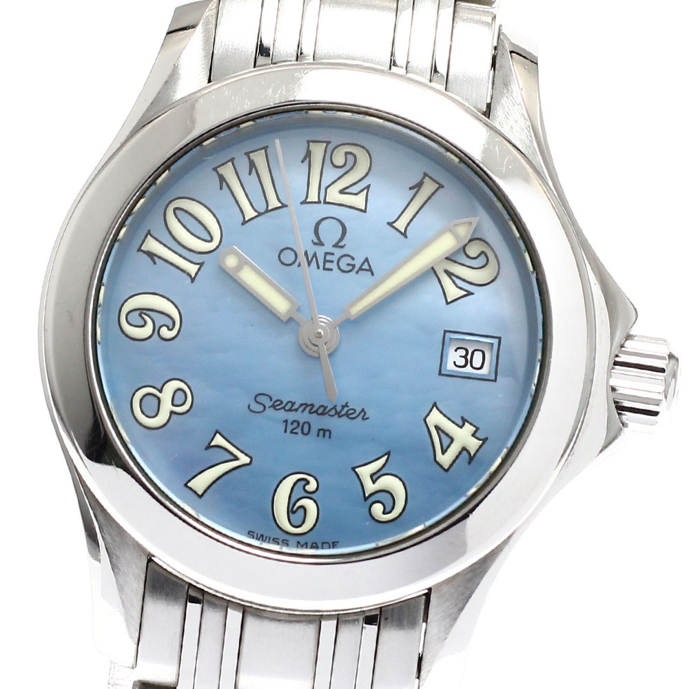 オメガ OMEGA 2581.88 シーマスター120 デイト クォーツ レディース _922967【中古】