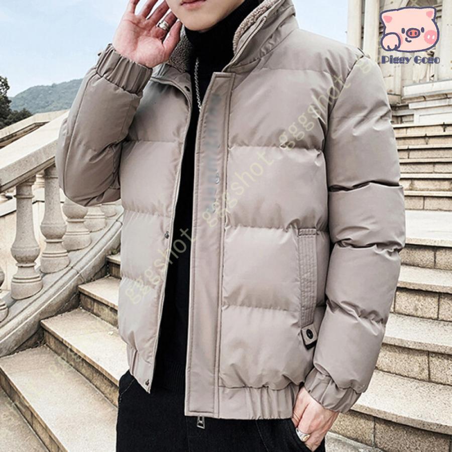 冬の新作コート メンズ 防寒着 ダウン風 ダウンジャケット 無地 冬服 アウター 大きいサイズ ショート ジャケット 厚手 防風 スタンドカラー 中綿コート ビジネス
