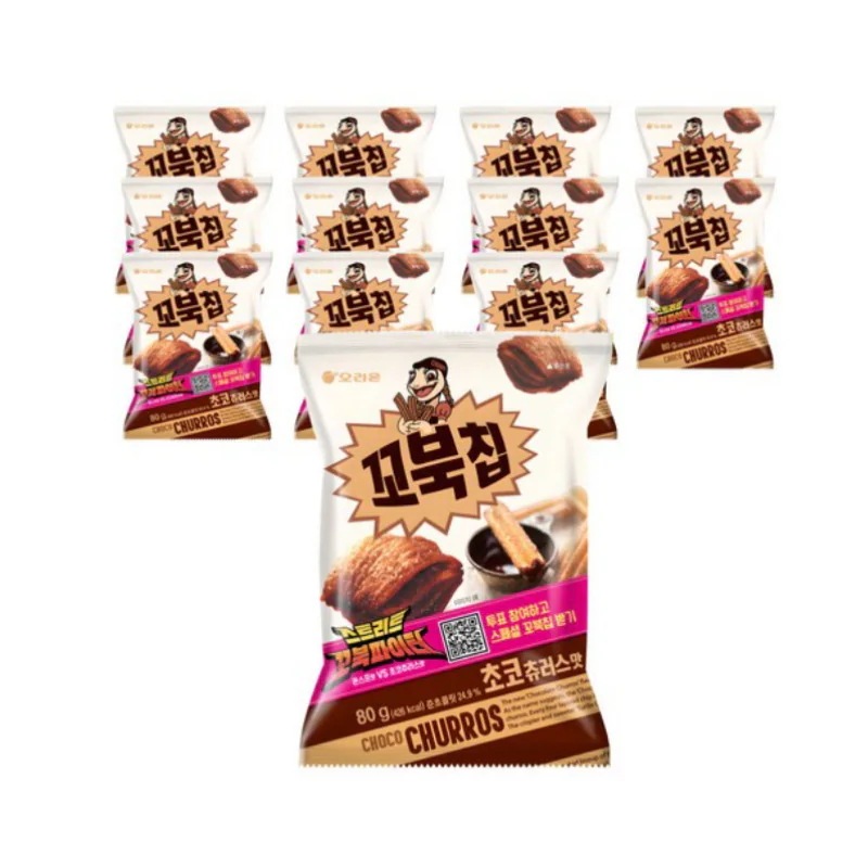 チョコチュロススナック 80g 12袋 韓国スナック おやつ