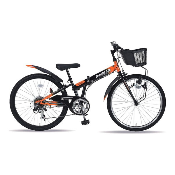 MYPALLAS MJ824F BK 折畳ジュニアMTB24・6SP ブラック マウンテンバイク (24インチ・6段変速) メーカー直送