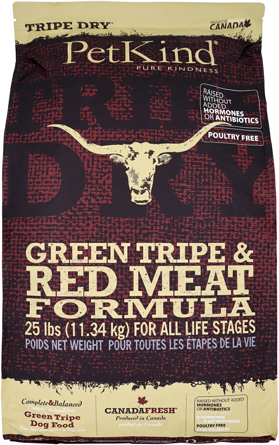 PatKind TripeDry レッドミート　11.34kg（ペットカインド）正規品 おやつのプレゼント付き【ドッグフード】ドライフード 犬用