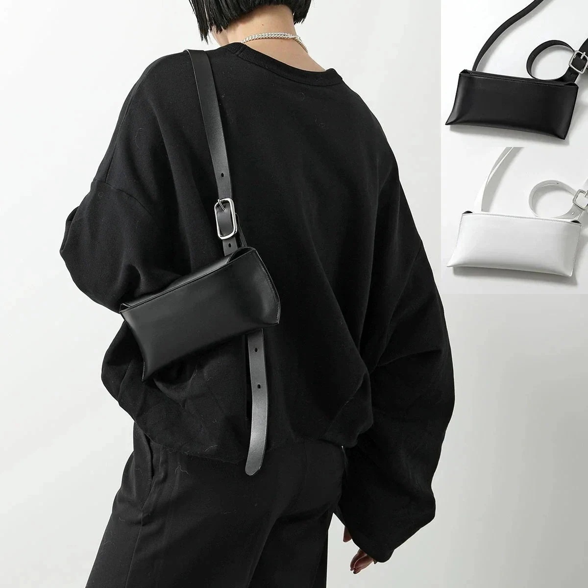 Venczel ヴェンツェル ショルダーバッグ V8S L1023 07 レディース レザー クロスボディ ウエストポーチ ボディバッグ ベルトバッグ 鞄 カラ 【mega】