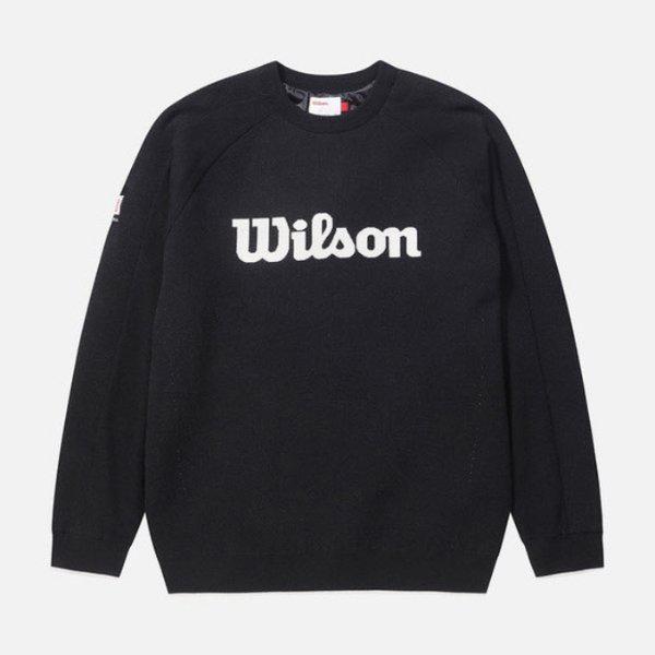 長袖Tシャツ VQA W244001GTLO3-BLK グラフィック防風セーター