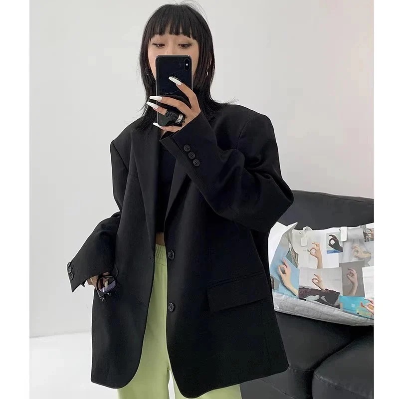3日出荷 ブラック 冬 厚手 ジャケット 女 ローテロ 高級感 韓国風 ゆったり 春服 レディース