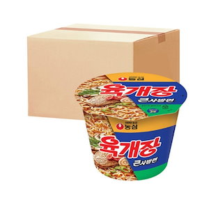 ユッケジャン 大カップ110g 16個入り 1ボックス/韓国ラーメン カップラーメン麺 韓国人気料理であるユッケジャンの味をそのまま再現したラーメンです