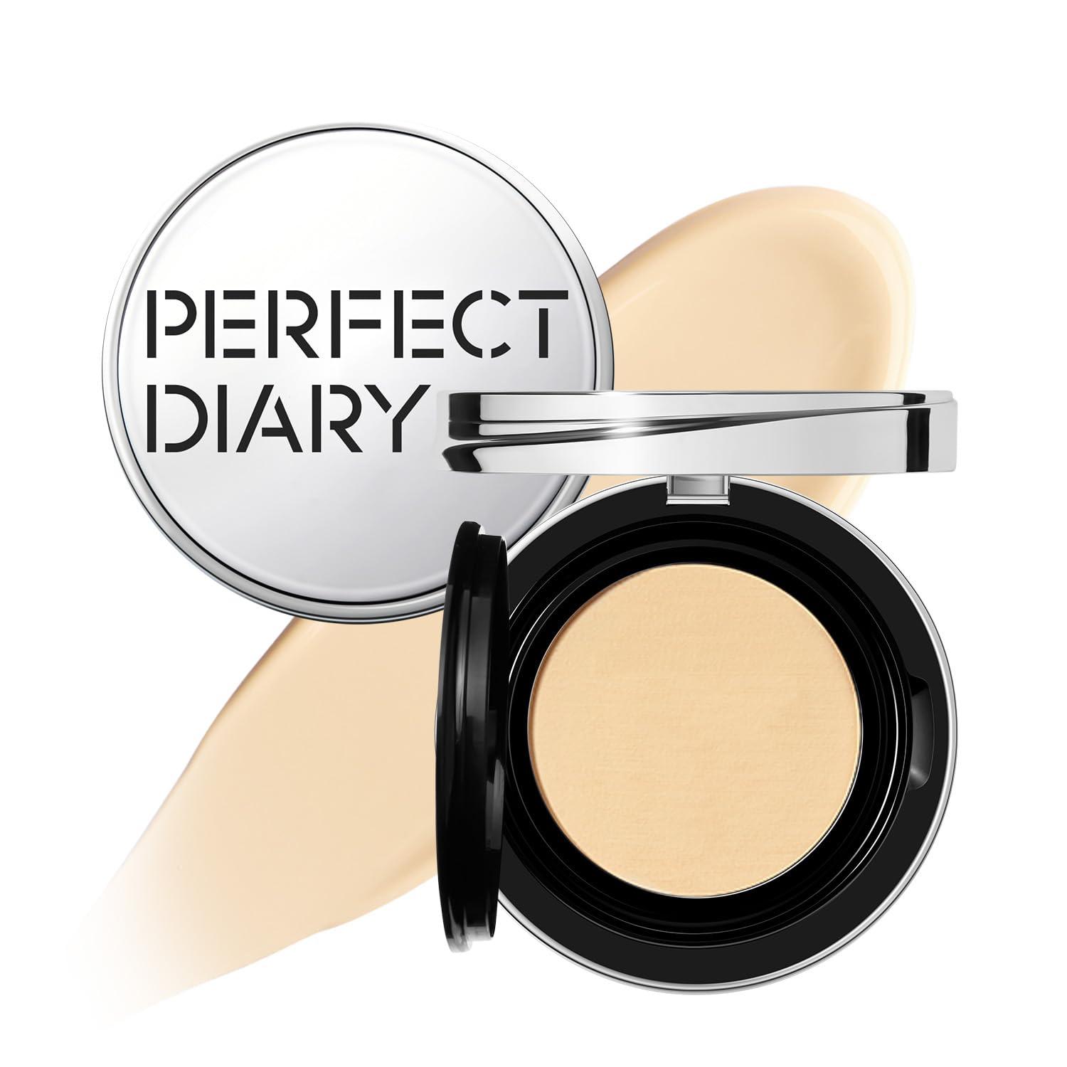 【全国送料無料】 PERFECT DIARY パーフェクトダイアリー エッセンスコンシーリング UV クッションファンデーション陶器肌 ツヤ肌 透明感 うるおい 保湿 日焼け防止 SPF50 PA 1