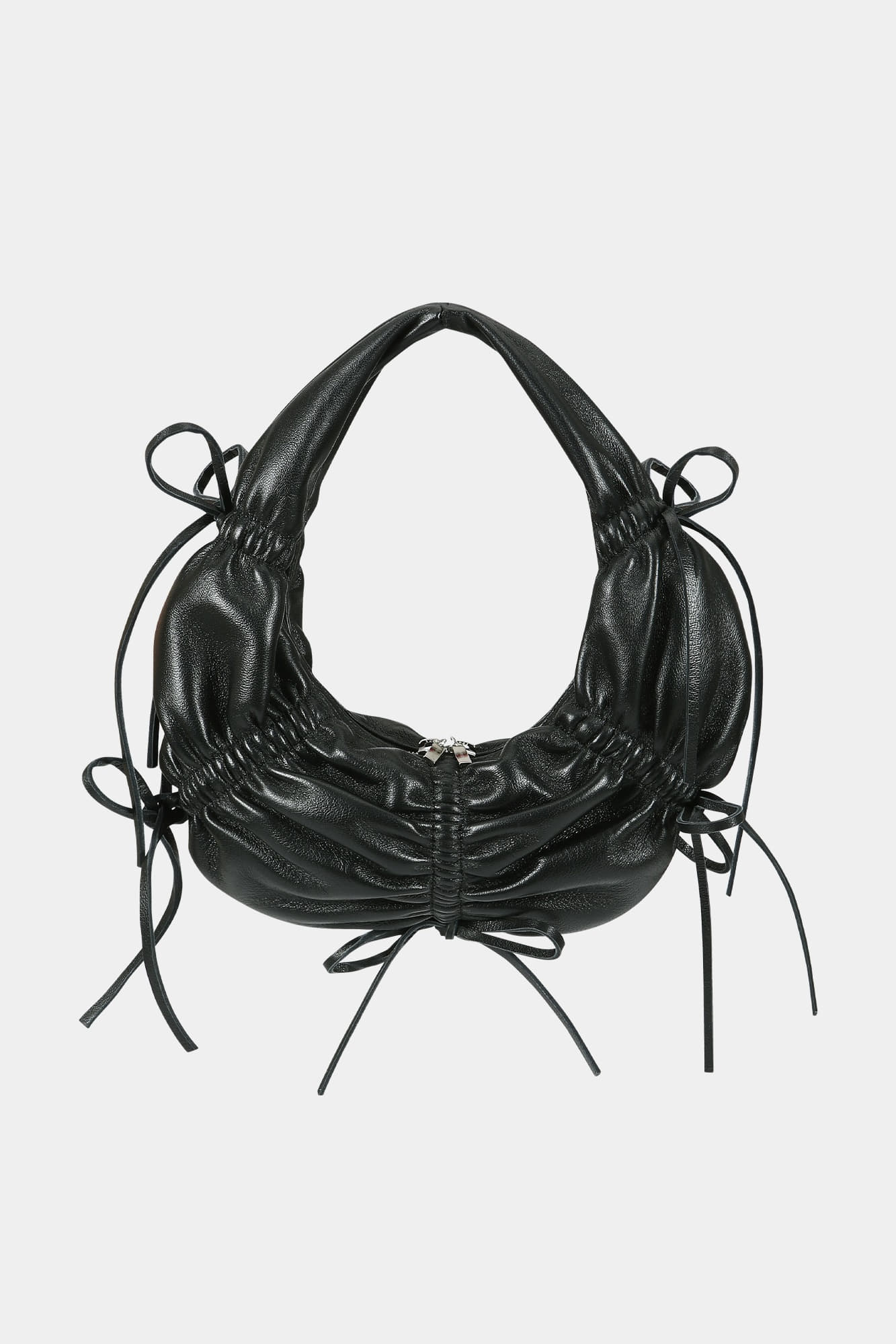 【ANDERSSON BELL】 SMALL DUMPLING LEATHER BAG : BLACK