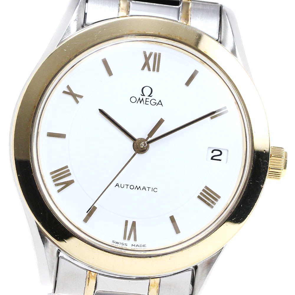 オメガ OMEGA クラシック YGベゼル デイト 自動巻き メンズ _820357【中古】 80,135円