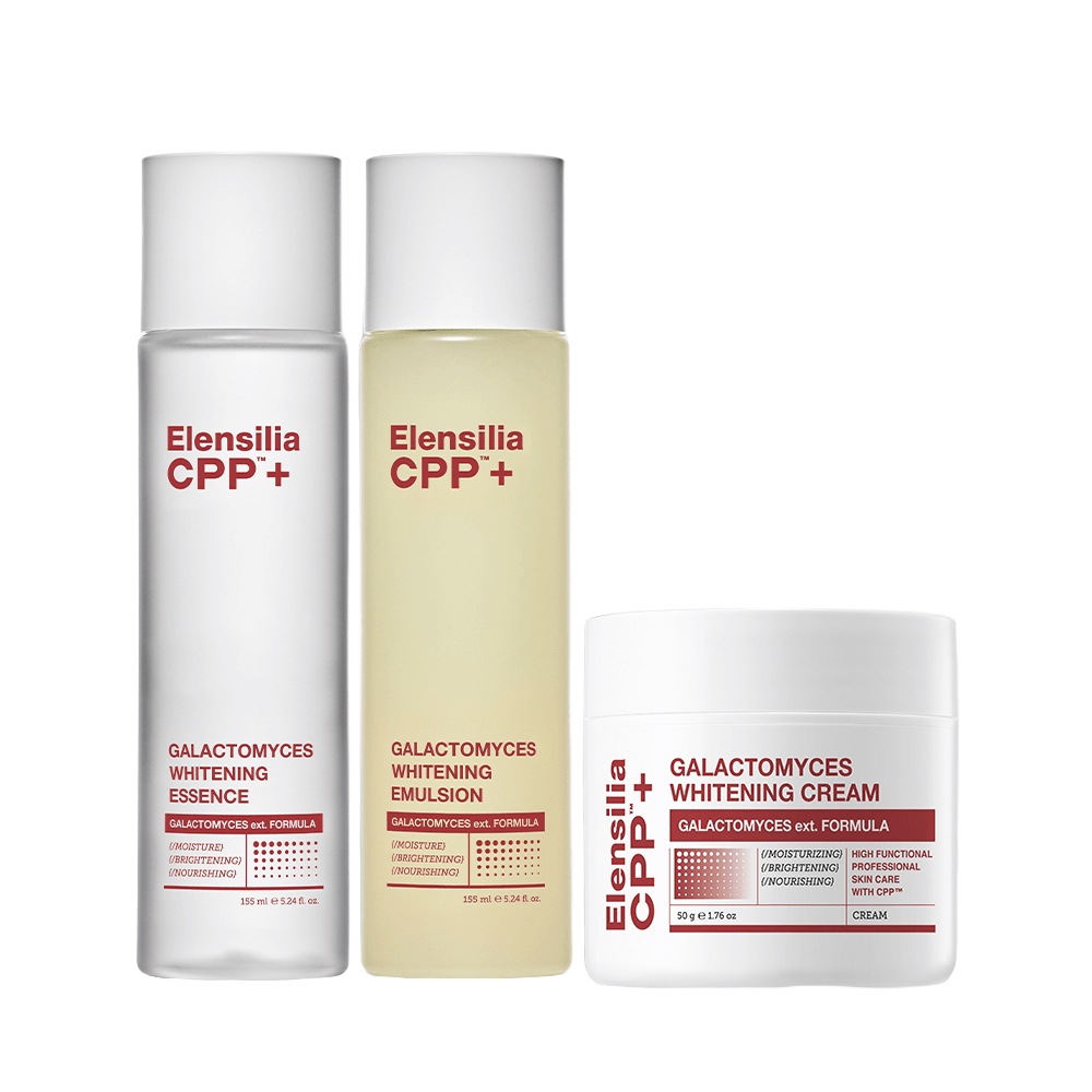 [エレンシーラ] CPPガラクトミセス ホワイトニング3種 (エッセンス155ml+エマルジョン155ml+クリーム50ml)