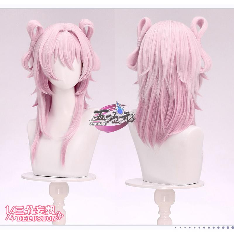 【評判の良い商品】ハロウィン レディース ウィッグ イベント用品 パーティー　崩壊スターレイル　コスプレ　スタレ　三月なか　巡狩　伝説新人剣士　ウィッグ