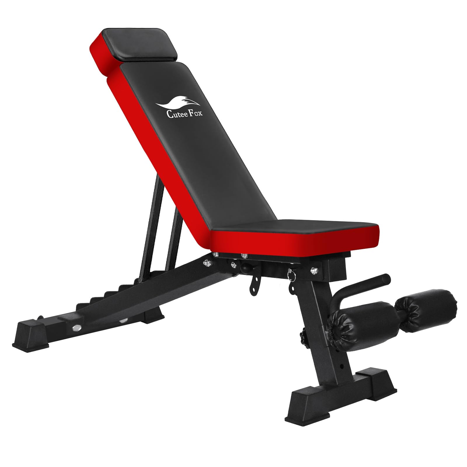 トレーニングベンチ マルチシットアップベンチ 耐荷重350KG 折り畳み フラットベンチ 7段階調節 腹筋 背筋 ダンベルベンチ 収納便利 日本語説明書付き 8040