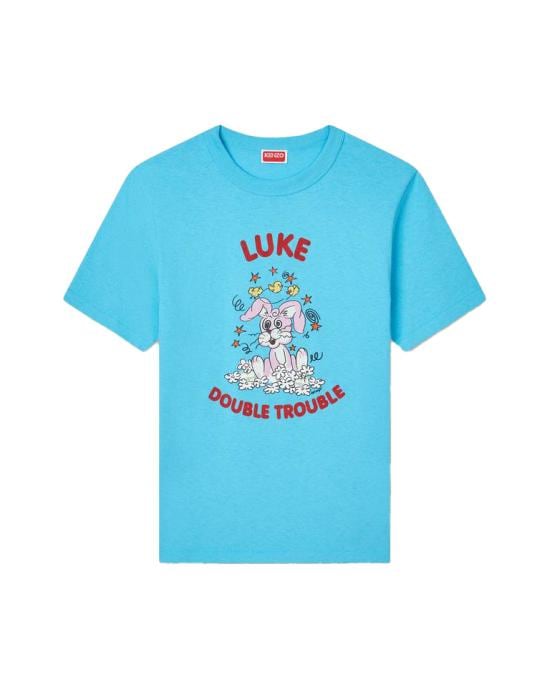 KENZO Men T-Shirts FG55TS1024SK 68 Azzurro