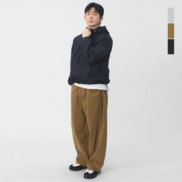 男性ライン切開合布ワイドパンツ SCONP012