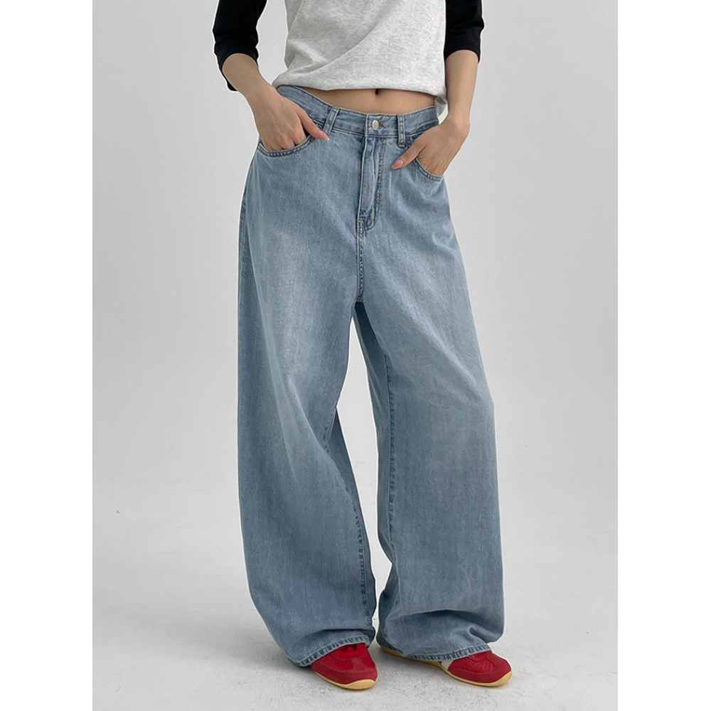 ブラックアップ 超イキ サマー ワイド デニムパンツ