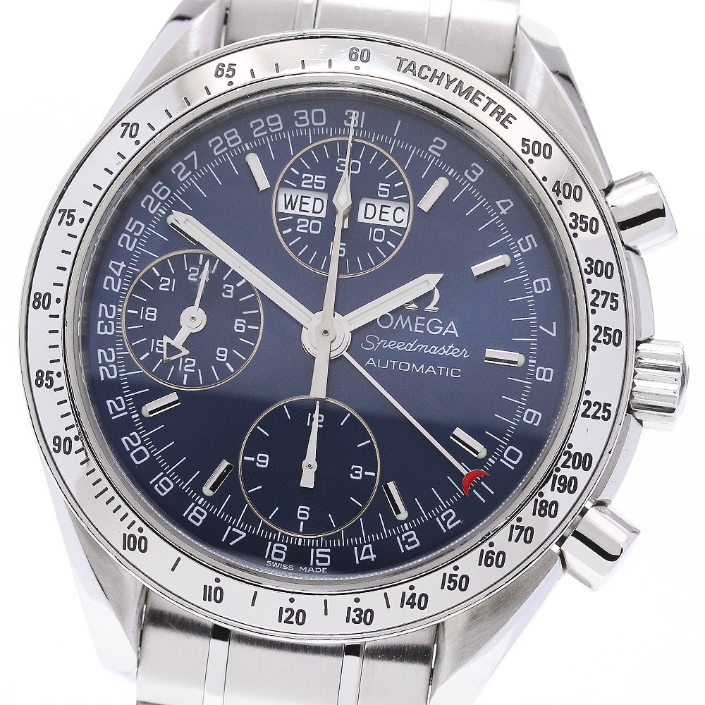 オメガ OMEGA 3523.80 スピードマスター トリプルカレンダー クロノグラフ 自動巻き メンズ 良品 _778980【中古】