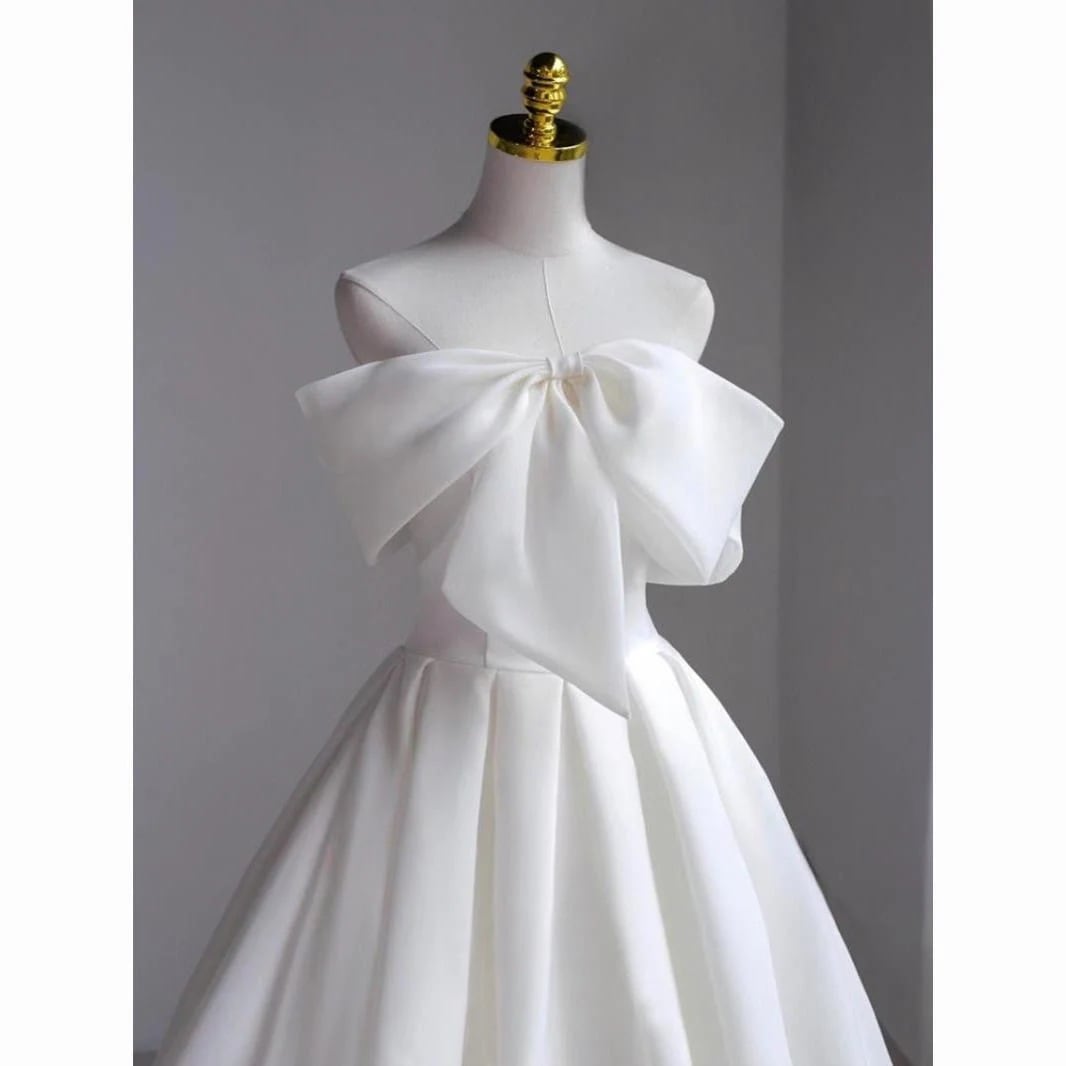 【2枚購入で 3oo円OFF！】ワンショルダーメインウェディングドレス 2025年 エレガント シン ウェディングドレス 2025年 レディース