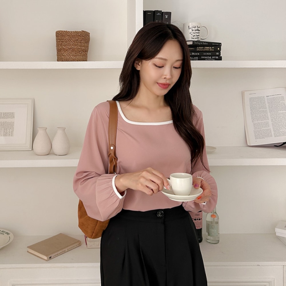 (JSTYLEのイーブレット) イーブレットファネルカラーブラウス JSTYLE