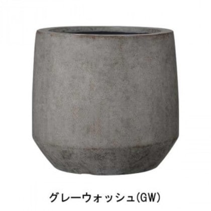 グリーンポット 植木鉢 ベルベット ラウンド グレーウォッシュ 42cm AN-BR4238GW