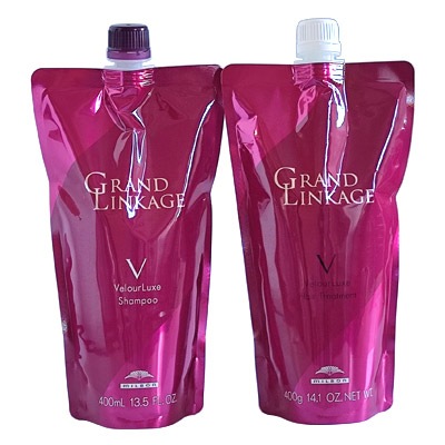 ミルボン グランドリンケージ ヴェロアリュクス シャンプー /トリートメント400ml詰替えセット【