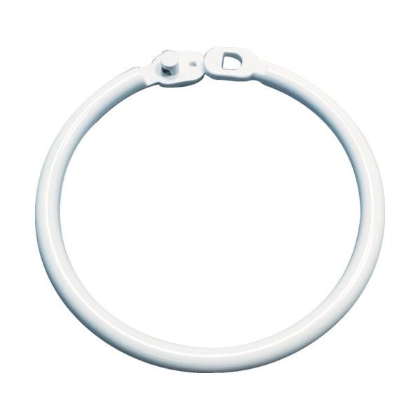（まとめ） TRUSCO 樹脂製カードリング5.0mmΦ60mm TKRJ-60 1パック（10個） 5セット