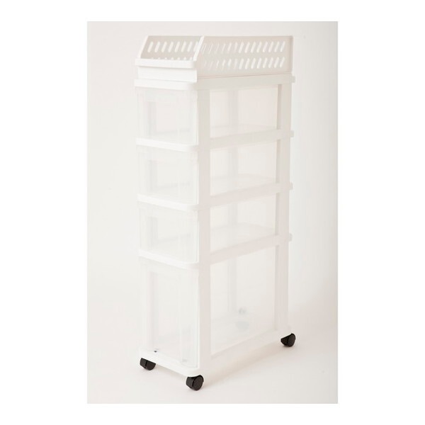 木本化学工業 すきまストッカー4段 5,205円