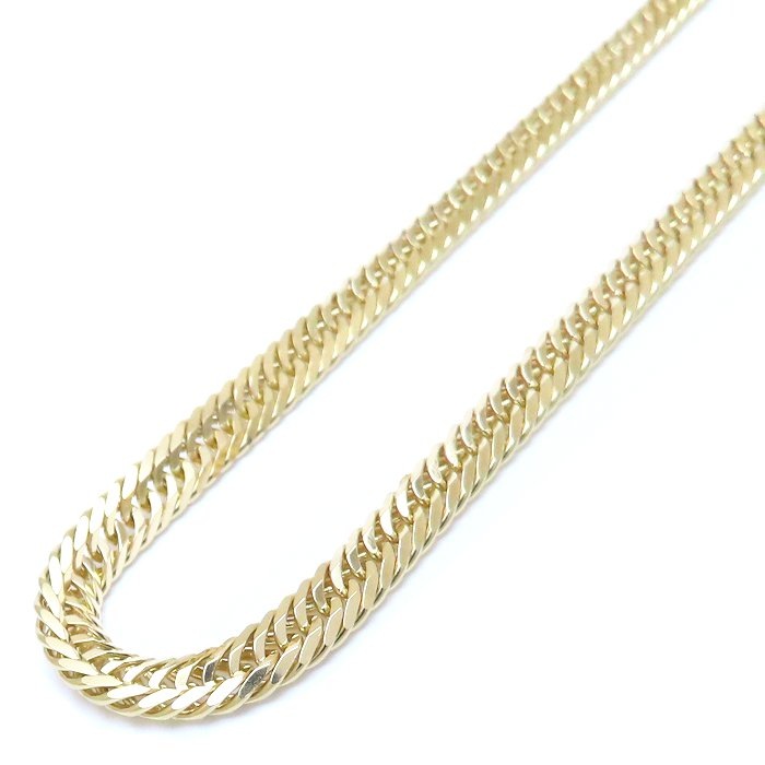 喜平ネックレス K18YG イエローゴールド メンズ 8面 トリプル 50cm 30.2g/76368【中古】