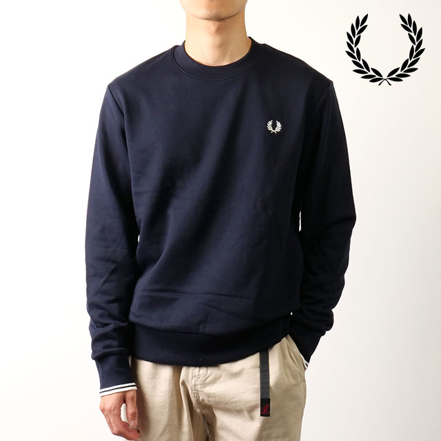 クルーネック スウェットシャツ [M7535-248] CREW NECK SWEATSHIRT メンズ トップス トレーナー 長袖 NAVY
