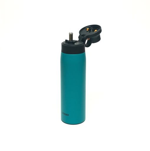 タイガー魔法瓶(TIGER) 水筒 500ML ステンレス製ストロー マグボトル ステンレスボトル 真空断熱ボトル 保冷 在宅 タンブラー利用可 ビリジアン(ブルーグリーン) MCS-A50NGT