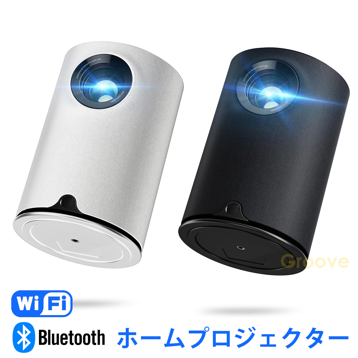プロジェクター 小型 家庭用 電動フォーカス WIFI6 Bluetooth5.3 400ANSI スピーカー内臓 ズーム機能 天井吊り可 ホームプロジェクター ホームシアター APJ-140