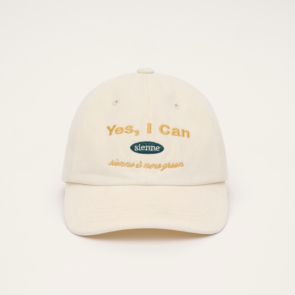 Sienne [29CM限定] クラウンデコレーションデニムボールキャップ（クリーム）