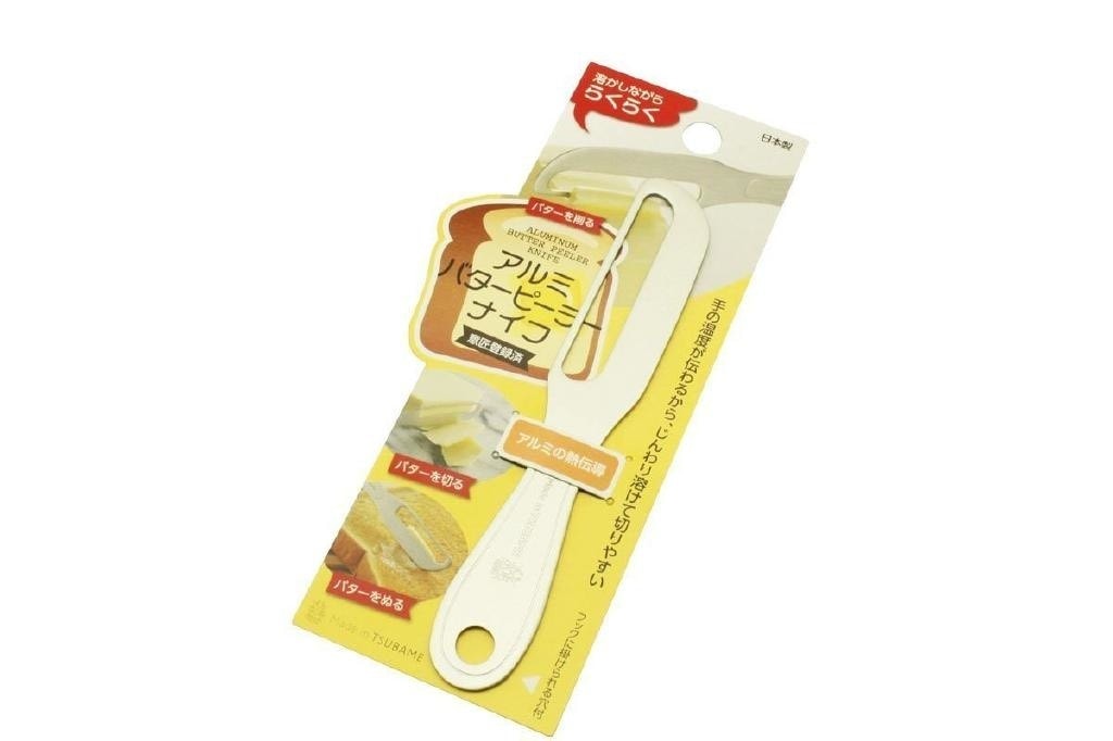 日本製 Japan セキカワ 溶けるアルミバターピーラーナイフ プラチナシルバー[xまとめ買い60]