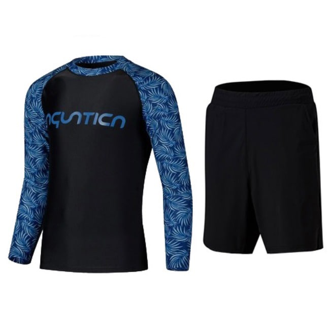 メンズラッシュガード+半ズボン セット AQAMAU-PZ