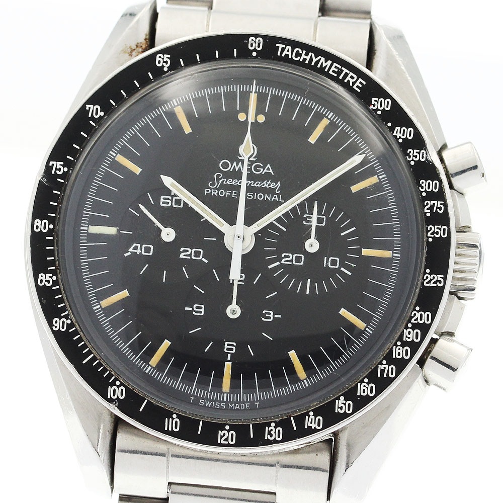 オメガ OMEGA ST145.022 スピードマスター プロフェッショナル ムーンウォッチ Cal.861 下がりR カマボコブレス 手巻き メンズ _867746【中古】