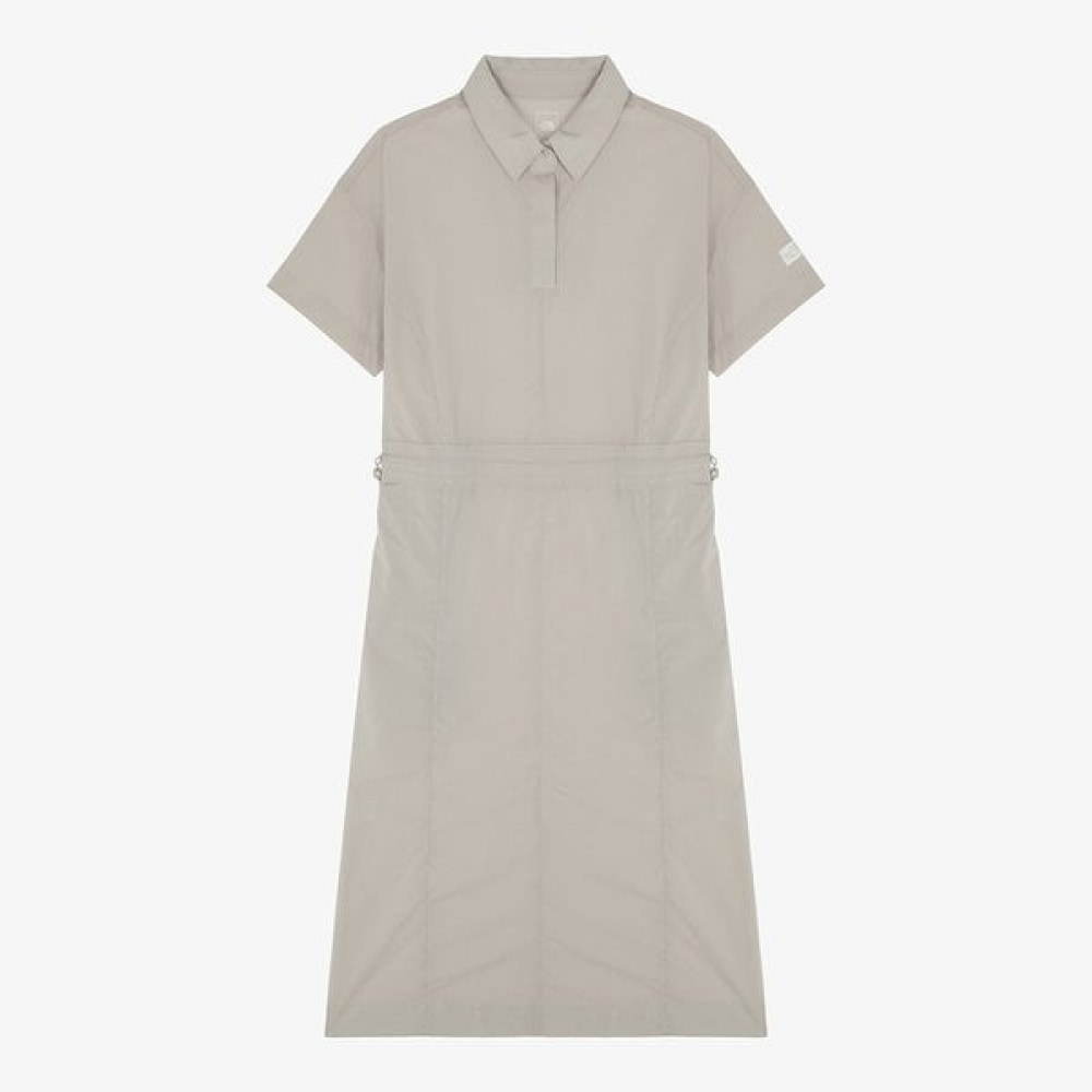 [ノースフェイス公式] NT7ZR32B 女性用フロストドレス_ホワイトサンド