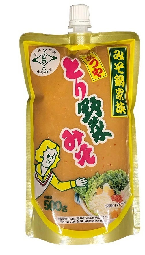 まつや とり野菜みそ スパウトパック 500g12個
