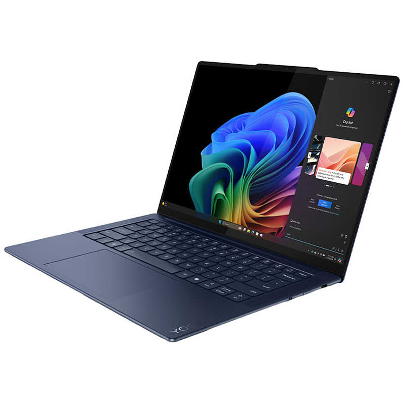 レノボジャパン　Lenovo　ノートパソコン [Copilot+ PC/14.5型/Win11 Home/X Elite/メモリ32GB/SSD1TB] コズミックブルー　83ED000QJP