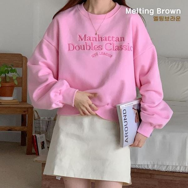 女性マンハッタンマンツーマンルーズフィットTシャツ TA25