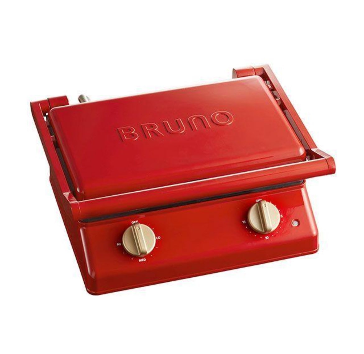 訳あり　BRUNO グリルサンドメーカー ダブル レッド BOE084-RD　アウトレット