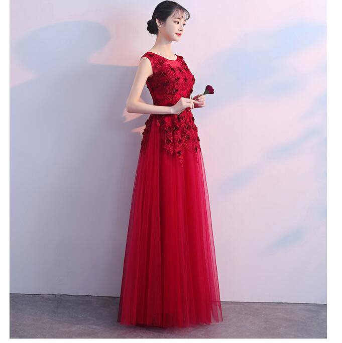 ブラック刺繍ドレス マキシワンピース パーティードレス フォーマルドレス ロング丈ドレス 二次会 同