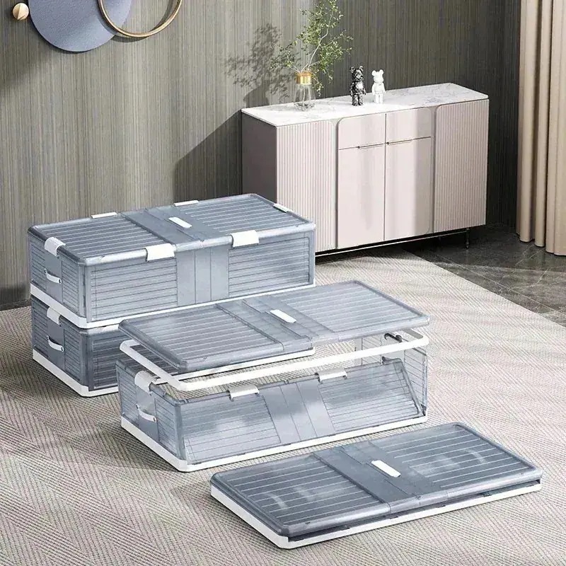 キャスター付き 新作登場 引き出しタイプ フラット衣類収納ボックス ベッド下収納 家庭用下収納ボックス 25