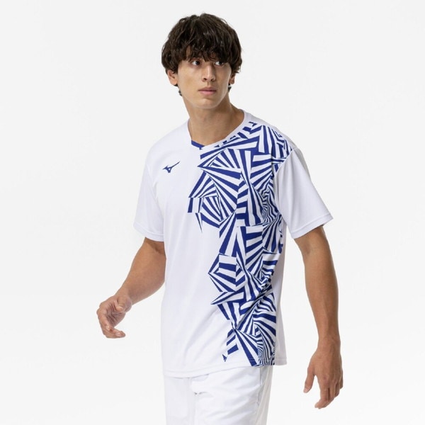 ミズノ MIZUNO ゲームシャツ ラケットスポーツ 半袖 メンズ 62JAC02772