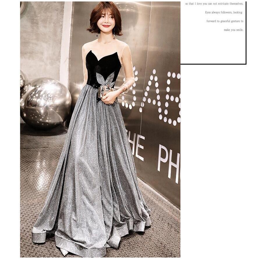 高級 ブライズメイド ロングドレス パーティードレス 結婚式 演奏会 ピアノ 発表会 二次会 花嫁 大きいサイズ フォーマルドレス 成人式 お呼ばれ-544