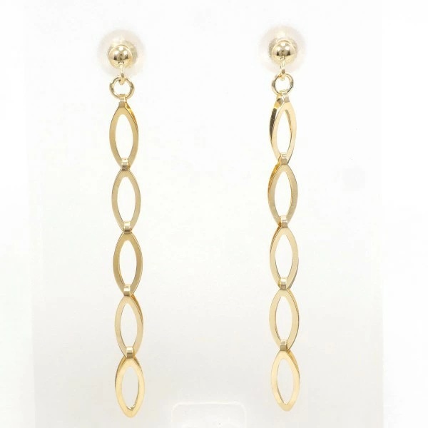 K18 18金 YG イエローゴールド ピアス 総重量約0.6g ジュエリー 中古