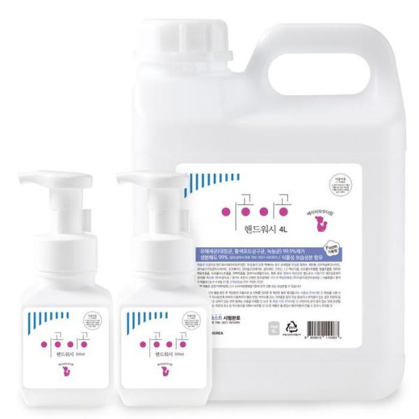 XBF9843N イゴンイゴン ハンドウォッシュ 4L 1個 300ml 本品 2個