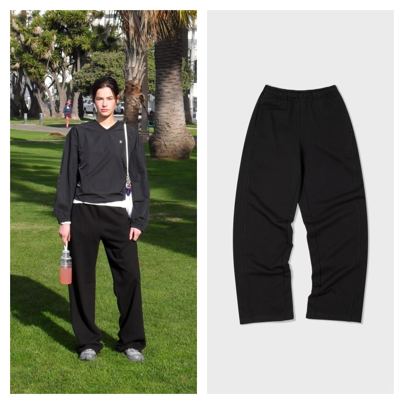 【LOW CLASSIC】 LC SOFT SWEATPANTS : BLACK